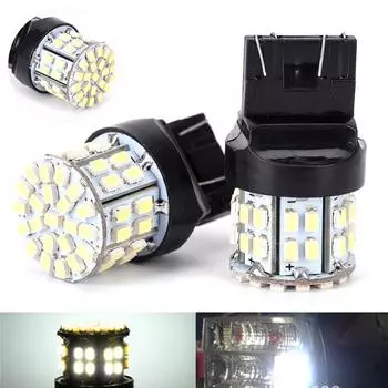 Супер яркий T20 7443 W21/5W 1206 50Smd Автомобильный задний тормоз поворота Парковочная светодиодная лампа