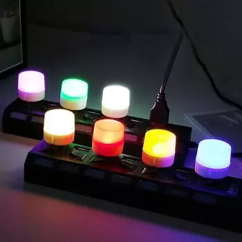 Супер яркий Usb мини-книжный светильник для чтения, мини-портативный USB-светодиодный ночник белый