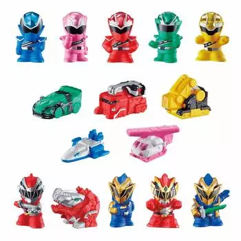 Super Sentai Kids Конфеты-игрушки и освежающие сладости Sentai (20 штук) (Машин Кирамагер)