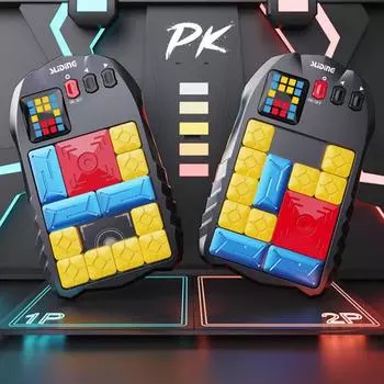 Супер слайд Huarong Road Smart Sensor Game 500+ Level Up Логические Пазлы Интерактивные игрушки для детей Подарок для детей чёрный