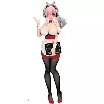 Super Sonico BiCute Bunnies Figure Waitress ver.
