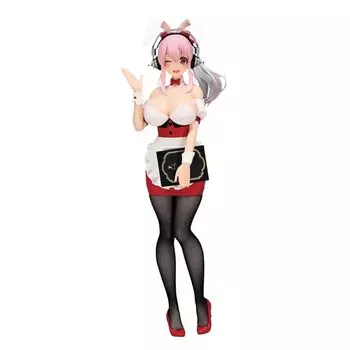 Super Sonico BiCute Bunnies Figure-Waitress ver.-
