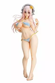 Super Sonico Summer Vacation масштабная готовая фигурка из окрашенного ПВХ PVC178 ver. 1/4.5