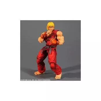 SUPER STREET FIGHTER IV ARCADE EDITION PLAY ARTS Кай Кен нарисованное действие (Рисунок ПВХ)