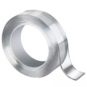 Super strong double-sided tape (Length 3m x Width 3cm x Thickness 2mm) / Double-sided tape Strong and removable Washable and reusable Strong double-si