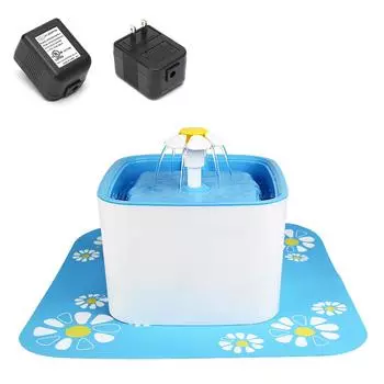 Супер тихий диспенсер для воды для домашних животных, 2,5 л, автоматический электрический фонтан с фильтром для собак, кошек AU plug