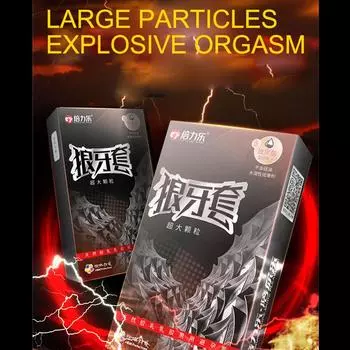 Супер точечный большой презерватив с шипами, презервативы из натурального латекса, резиновые презервативы для мужчин, секс-игрушки, контрацепция, рукав для пениса