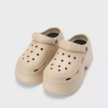 Супер толстая сетчатая красная дышащая обувь, увеличивающая рост, для уличной одежды, новая садовая обувь, уличная пляжная обувь 36 белый