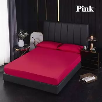 Супер водонепроницаемая хлопковая простыня с резинками, нескользящие регулируемые наматрасники для односпальной двуспальной кровати размера «king-size», 140/160/200 см Sheet 80X200x30cm