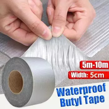 Супер водонепроницаемая лента, защита от протечек и ремонт герметизации, садовый шланг, клей для воды, трубопровод, спасательный клей для бассейна, изоляционный канал, фиксированная лента, износостойкая 5cm*1M