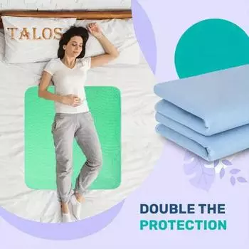 Супер впитывающая прокладка, водонепроницаемая, быстросохнущая, многоразовая, моющаяся, для взрослых, пожилых детей и домашних животных зелёный