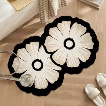 Супер впитывающий коврик для пола Красивый коврик для входной двери Современный декоративный коврик для двери Ванная комната Style A