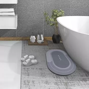 Супер впитывающий нескользящий коврик для ванной комнаты, противоскользящий коврик для ванной и туалета, коврик для ног, кухня, гостиная, напольный коврик, домашний декор 400MMx600MM