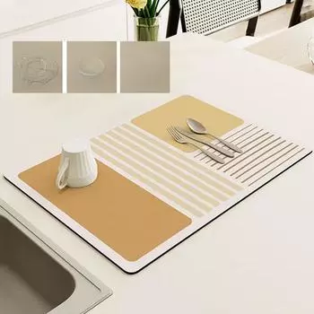Суперабсорбент кухонный коврик для сушки посуды нескользящие коврики для сушки столовые приборы аксессуары для украшения стола коврики для посуды 30X40cm