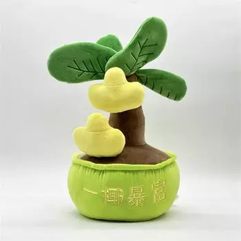 Супербогатое дерево, интернет-развлечение, положи плюшевую куклу