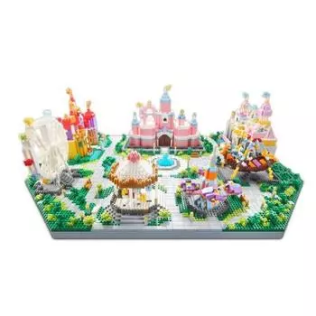 Супербольшой наноблок Disney World Park, 01. Супер большой парк Disney World, популярные корейские игрушки.