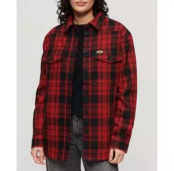 Superdry Borg Check overshirt XS