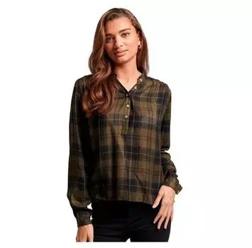 Superdry Check блузка с длинным рукавом XS