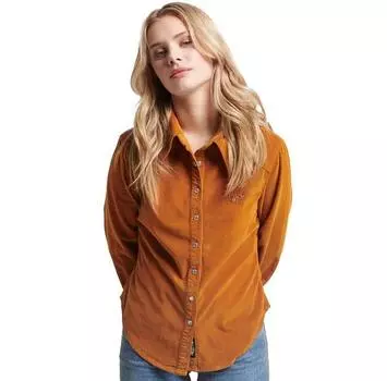 Superdry Cord Western рубашка с длинным рукавом XS