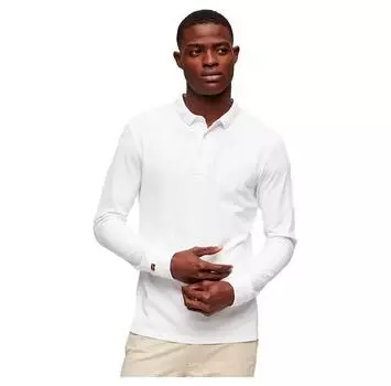 Superdry Cotton Pique поло с длинными рукавами 2XL