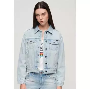 Superdry Embroidered Trucker denim куртка S