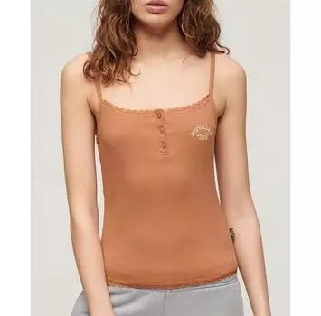 Superdry Essential Button Down блузка без рукавов S-M