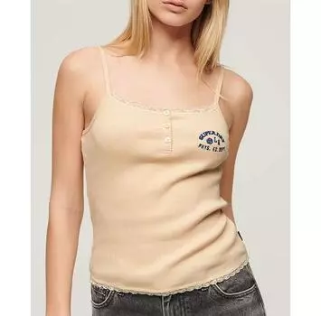 Superdry Essential Button Down блузка без рукавов S-M