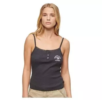 Superdry Essential Button Down блузка без рукавов XS