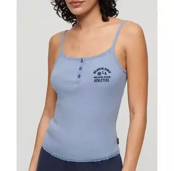 Superdry Essential Button Down блузка без рукавов S