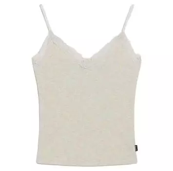 Superdry Essential Lace Trim блузка без рукавов S-M