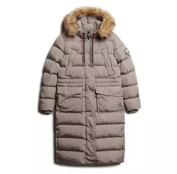 Superdry Everest Faux Fur Longline куртка L