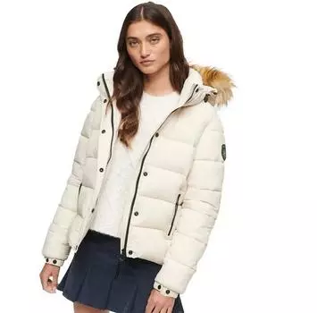 Superdry Faux Fur puffer куртка L