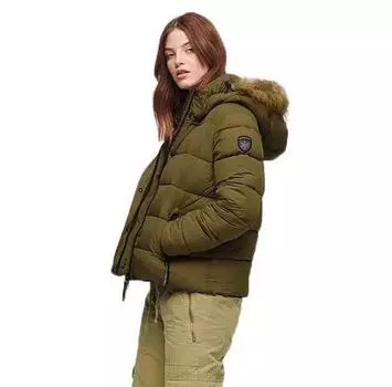 Superdry Faux Fur puffer куртка M