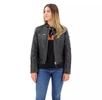 Superdry Fitted Racer leather куртка S
