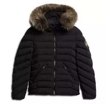 Superdry Fuji Faux Fur Padded куртка 2XS