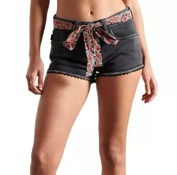 Superdry Lace Hot denim шорты 28