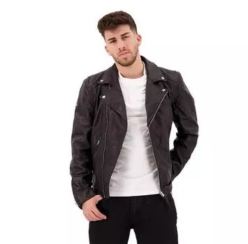 Superdry Leather Moto Biker куртка L