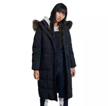 Superdry Longline Faux Fur Everest куртка S
