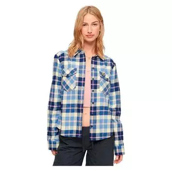 Superdry Lumberjack Check Flannel рубашка с длинным рукавом M