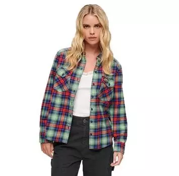 Superdry Lumberjack Check Flannel рубашка с длинным рукавом XS