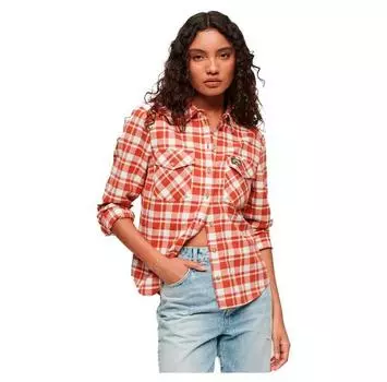 Superdry Lumberjack Check Flannel рубашка с длинным рукавом XS