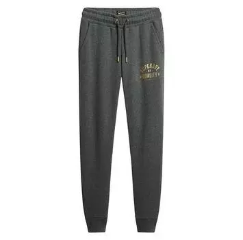 Superdry Luxe Metallic Logo Slim joggers XS