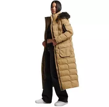 Superdry MF Faux Fur Hooded куртка S