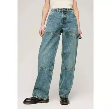 Superdry Mid Rise Denim Carpenter брюки 0