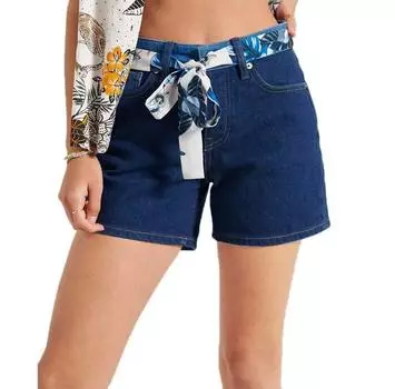 Superdry Mid Rise Slim denim шорты 26