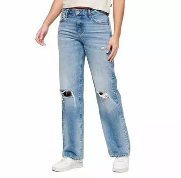 Superdry Mid Rise Wide Leg джинсы 0