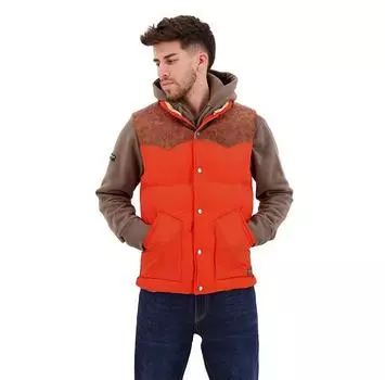 Superdry Mountain Leather Mix жилет XL