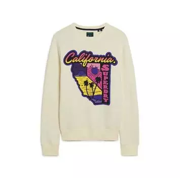 Superdry Neon Travel Loose свитшот S