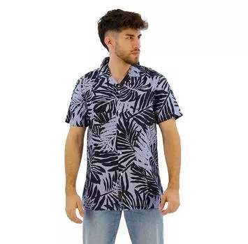 Superdry Open Collar Print рубашка с коротким рукавом 2XL