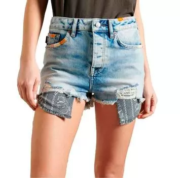 Superdry Skinny Hot denim шорты 30